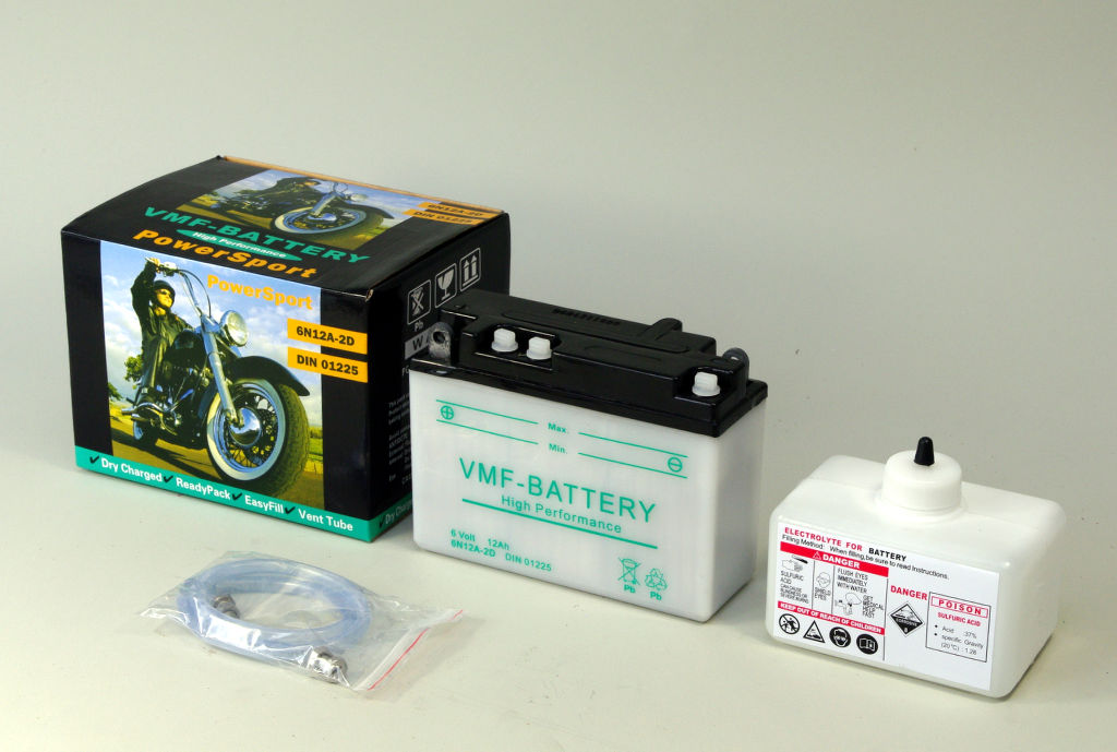 VMF 6N12A-2D batterie - 6V 12Ah - Online Battery