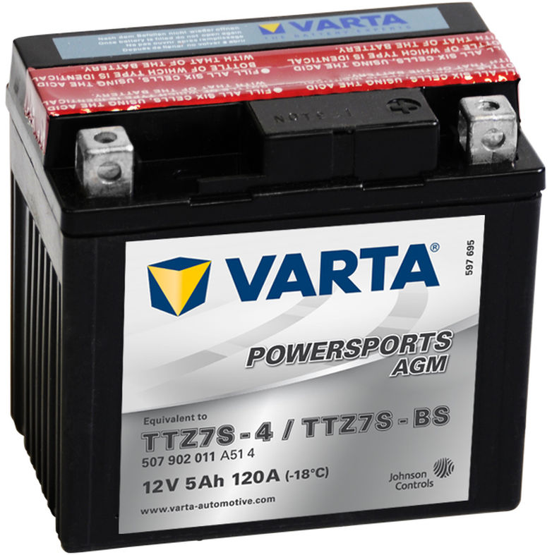 Batterie Moto VARTA AGM YTZ7S-BS / YTZ7S-4 - Onlin