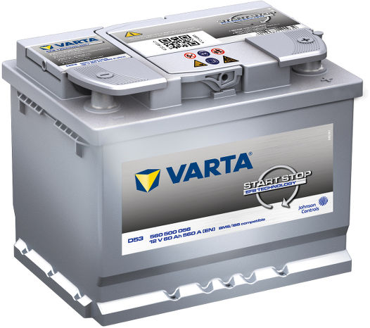 VARTA D53 Start-Stop EFB - Online Battery