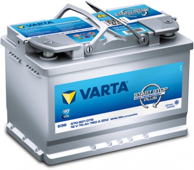 VARTA E39 Start-Stop plus AGM, 570901076
