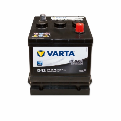 VARTA D42W BLACK Dynamic 6V